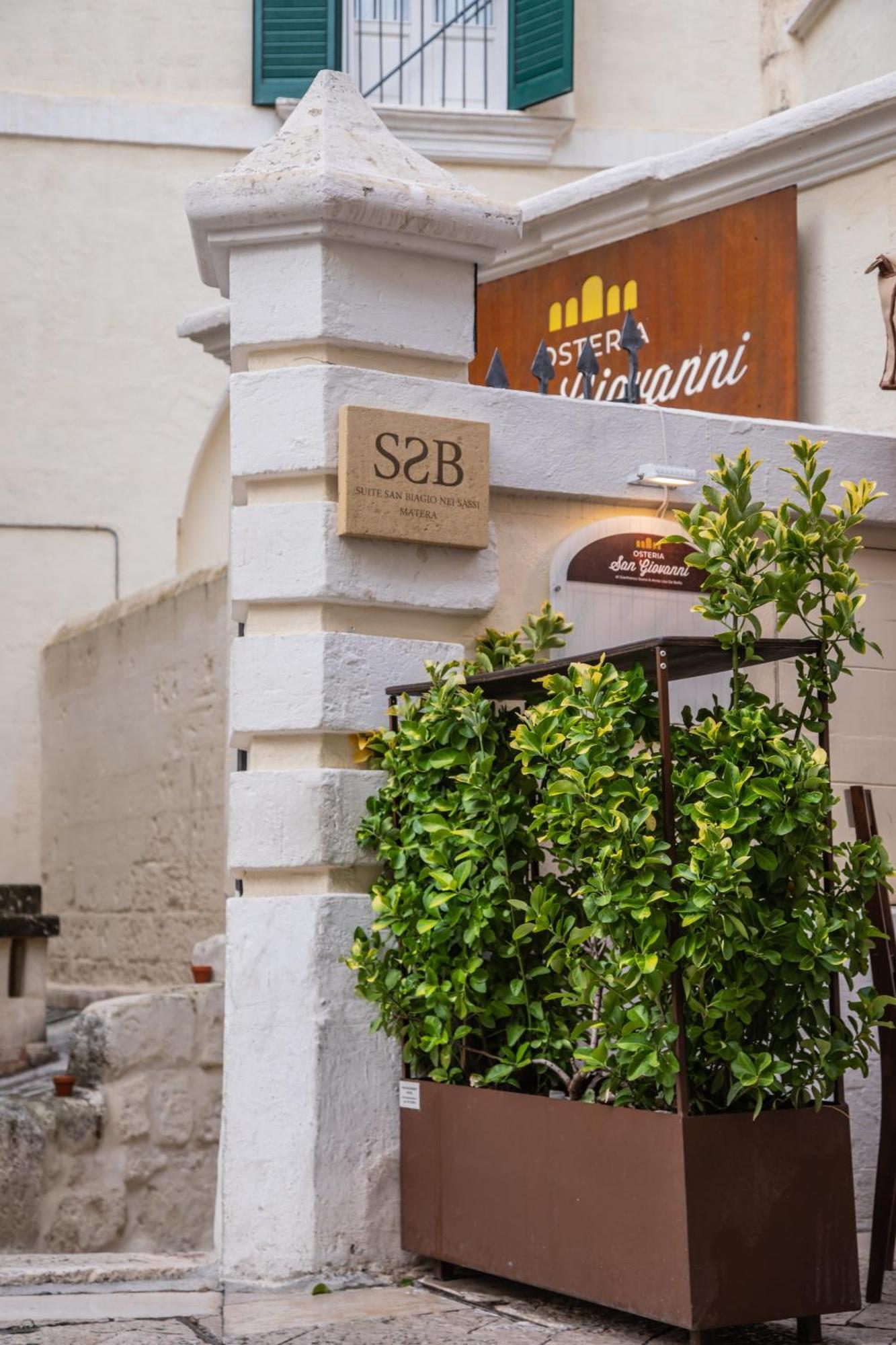 Suite San Biagio Nei Sassi Matera Exteriör bild